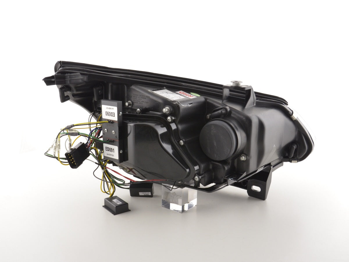 Scheinwerfer Set Xenon Angel Eyes LED BMW 5er E60/E61 05-08 schwarz für Rechtslenker Scheinwerfer Set Xenon Angel Eyes LED BMW 5er E60/E61 05-08 schwarz für Rechtslenker